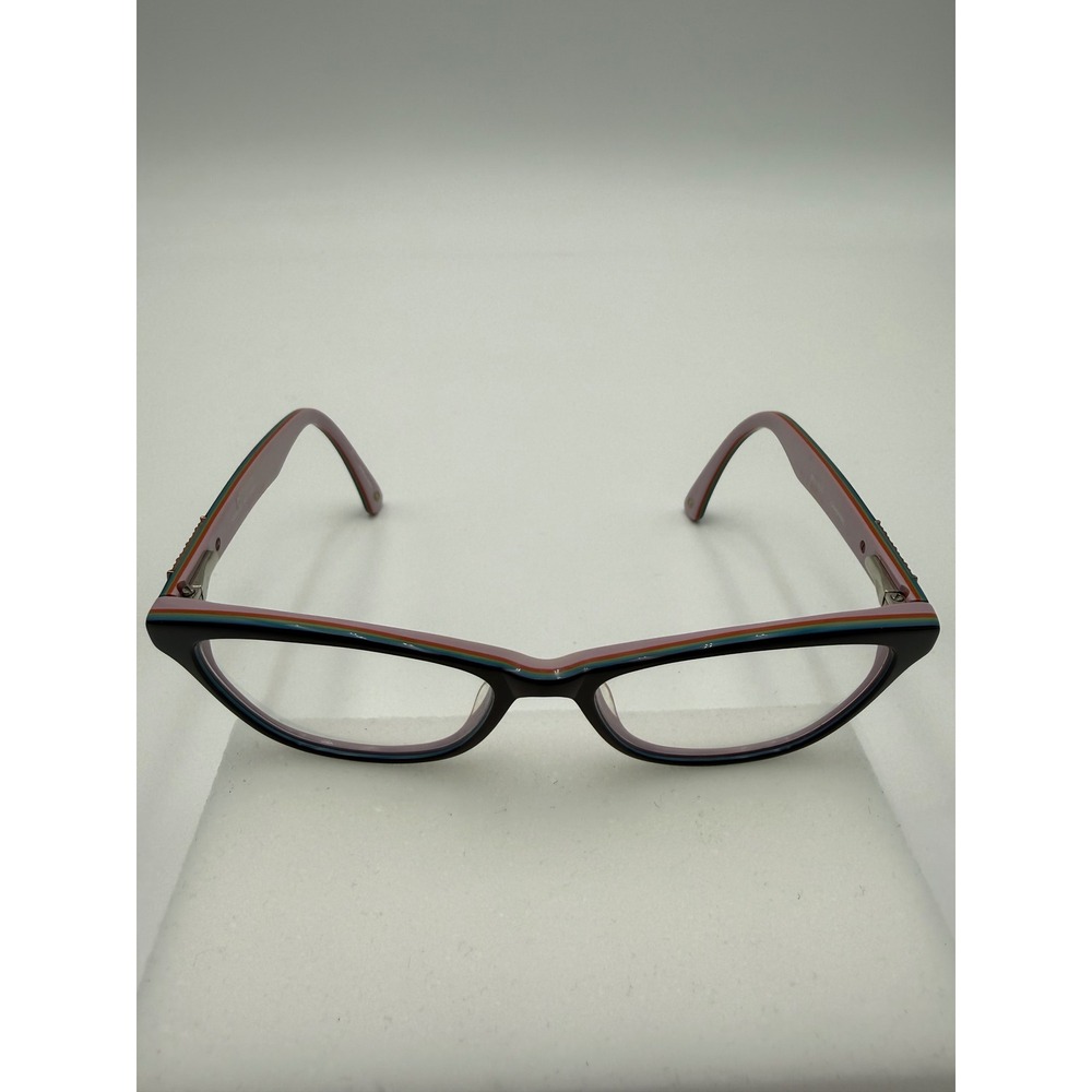 Bulova Eyeglass Frames Women 50-15-135 Burgundy Pink Good Cat Eye Carefree